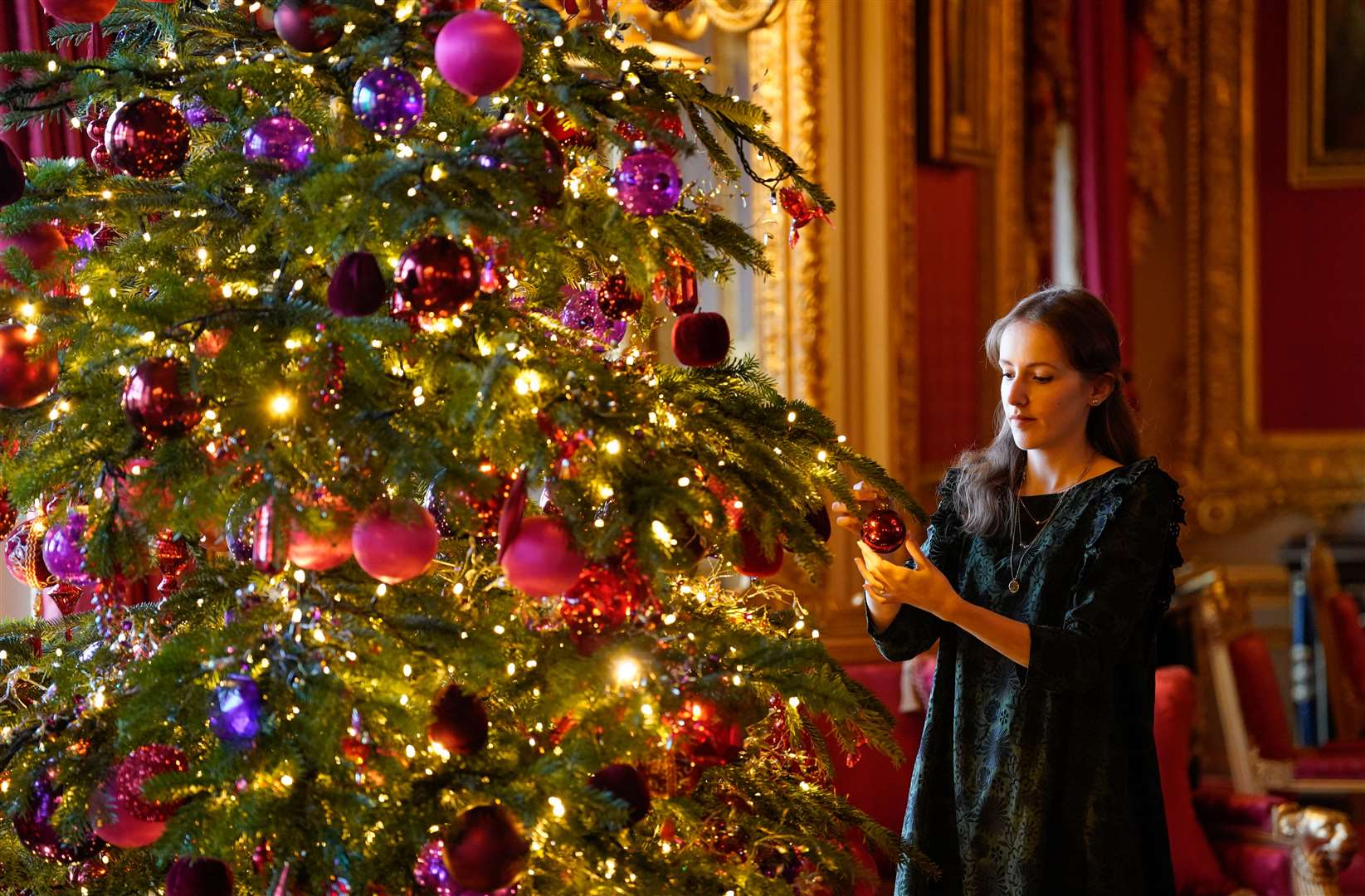 The Christmas displays opened to the public on Thursday morning (Andrew Matthews/PA)