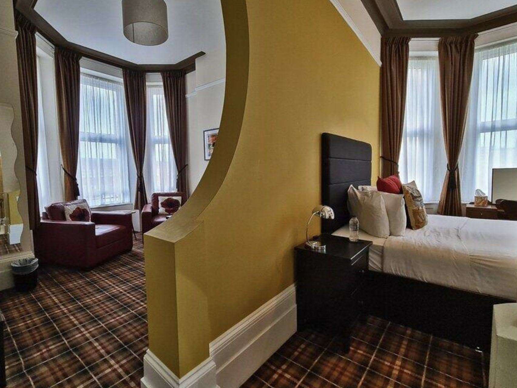 One of the 12 bedrooms in use. Picture: Sidney Phillips