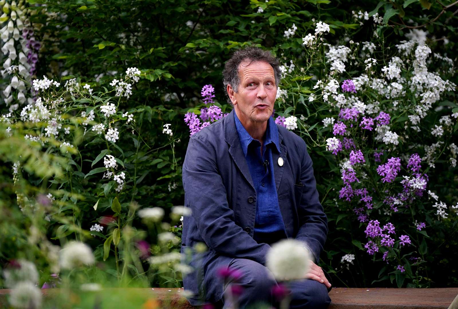 Monty Don during the RHS Chelsea Flower Show press day at the Royal Hospital Chelsea in 2022 (Yui Mok/PA)