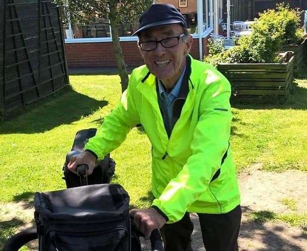 Bob Friend with his trusty tourer