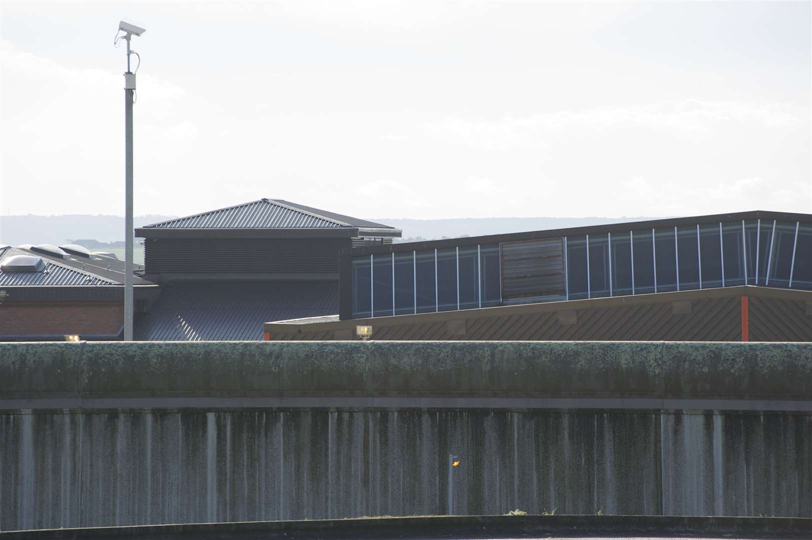 Wall of Swaleside Prison, Eastchurch. Picture: Andy Payton