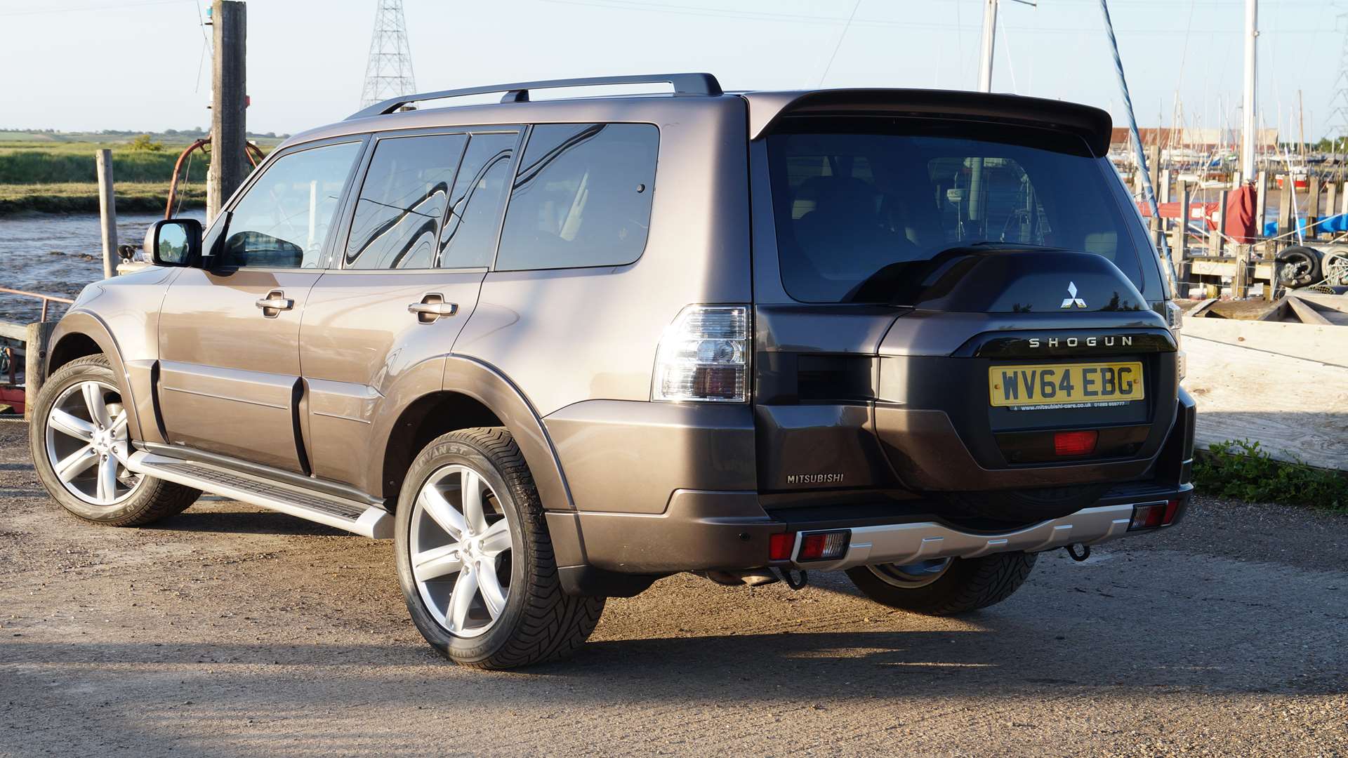 The Shogun is a big car, but all-round visibility is excellent