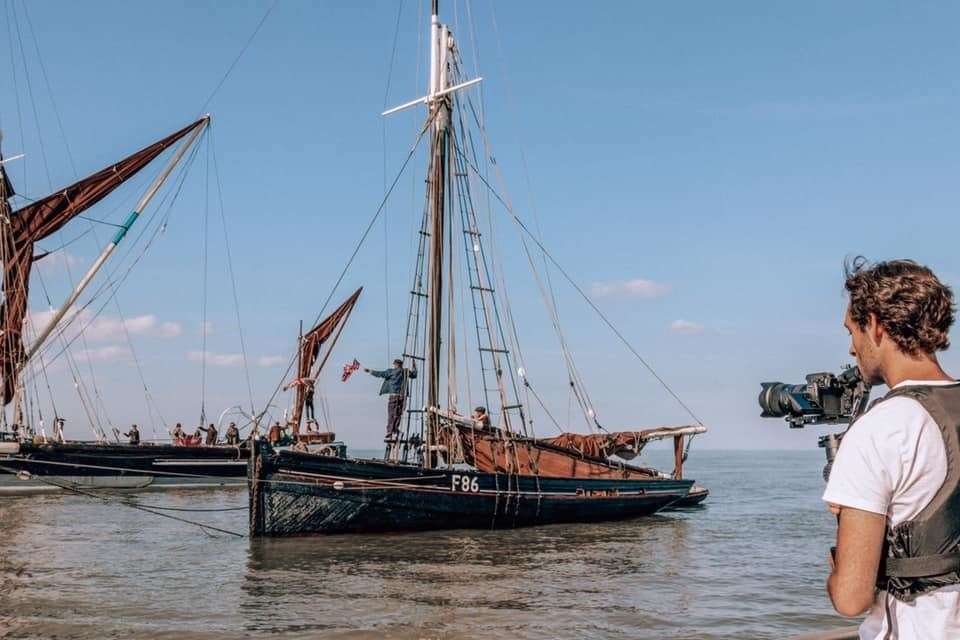 Young director Elliott Hasler has been shooting his new film The Vindication Swim off Queenborough and Minster on the Isle of Sheppey. Picture: Janet Brown