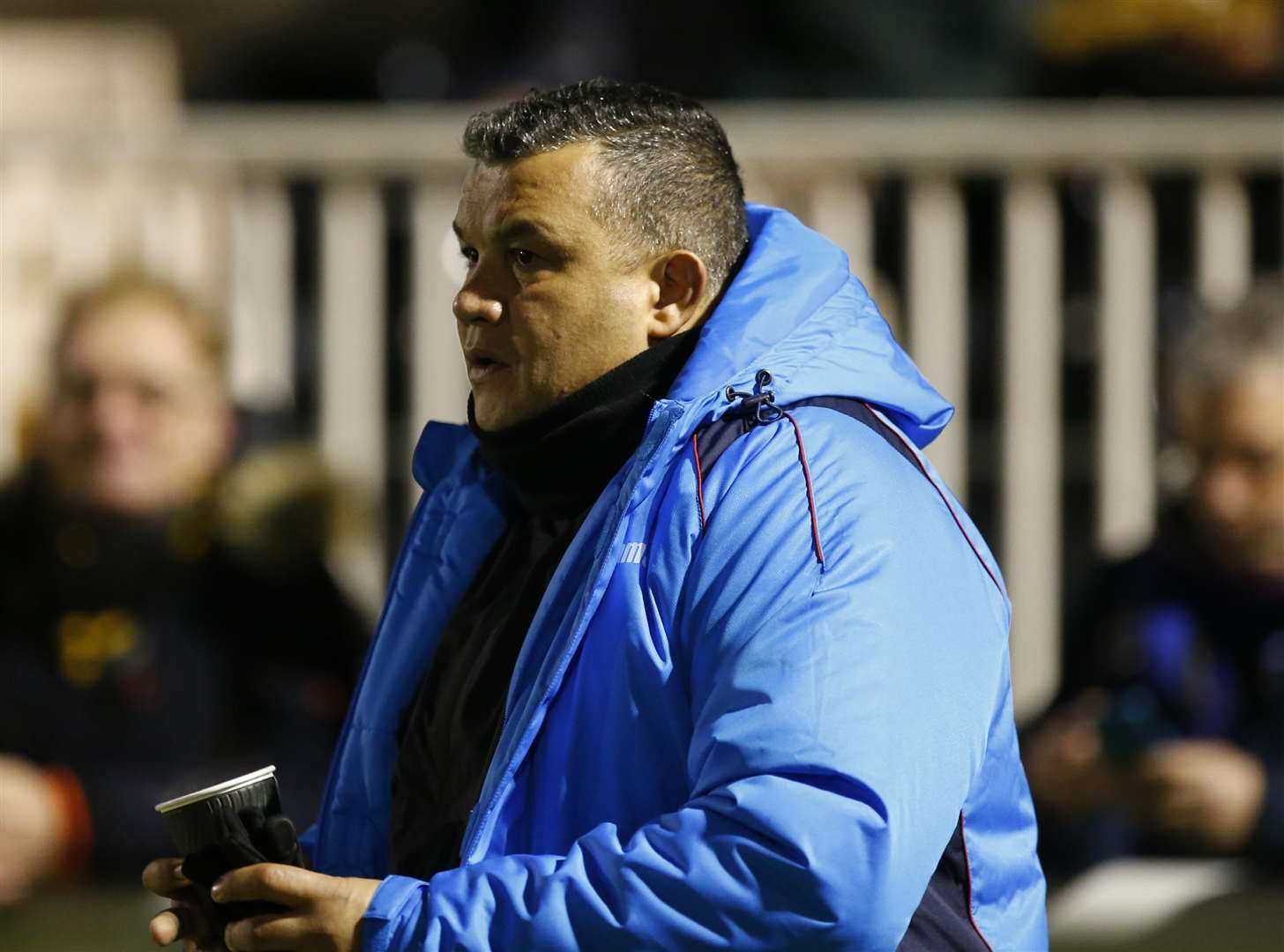 Maidstone head coach Hakan Hayrettin Picture: Andy Jones