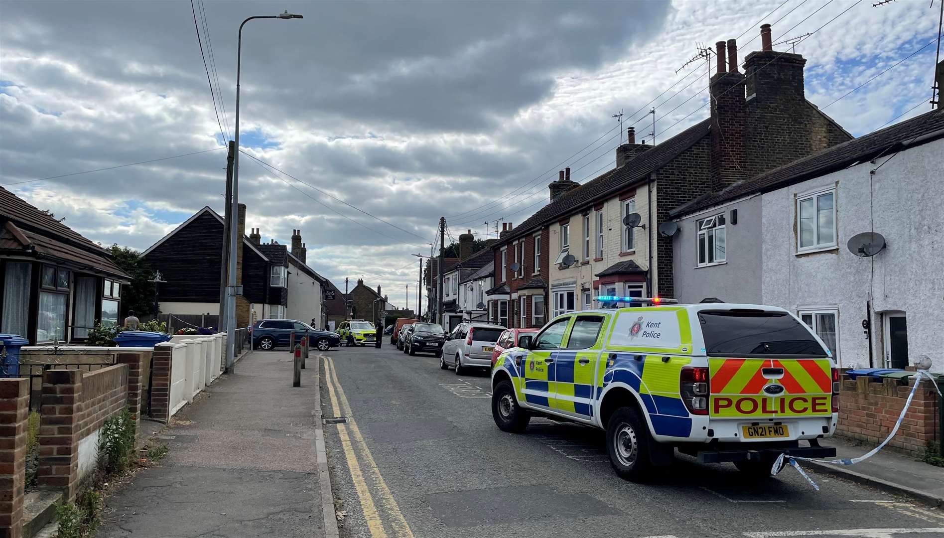 Firearms officers were called to the area after reports of someone with a weapon.