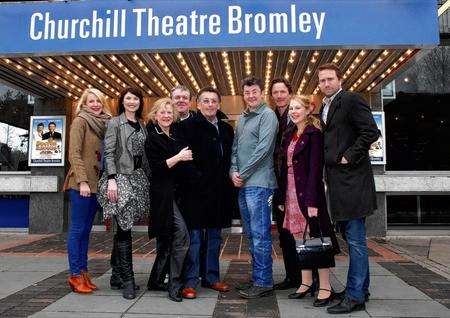 Robert Powell with his fellow cast members, including Joe Pasquale, set to star in Docter In The House