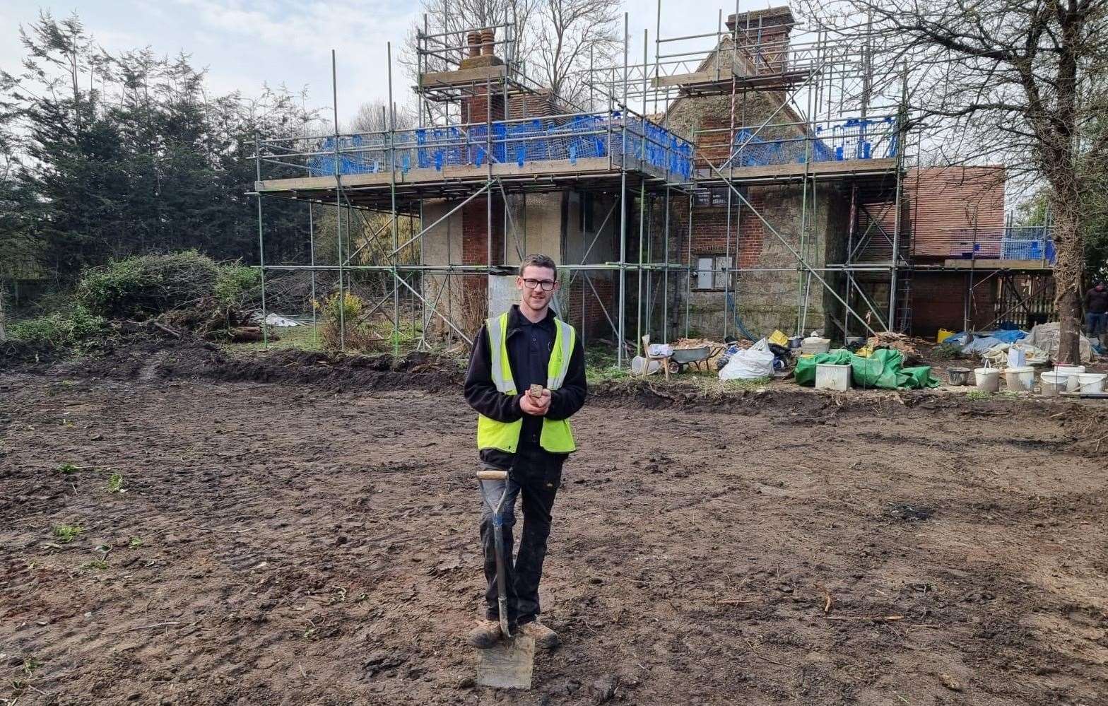 Craig made the discovery at St Andrews, a medieval former chapel near Maidstone