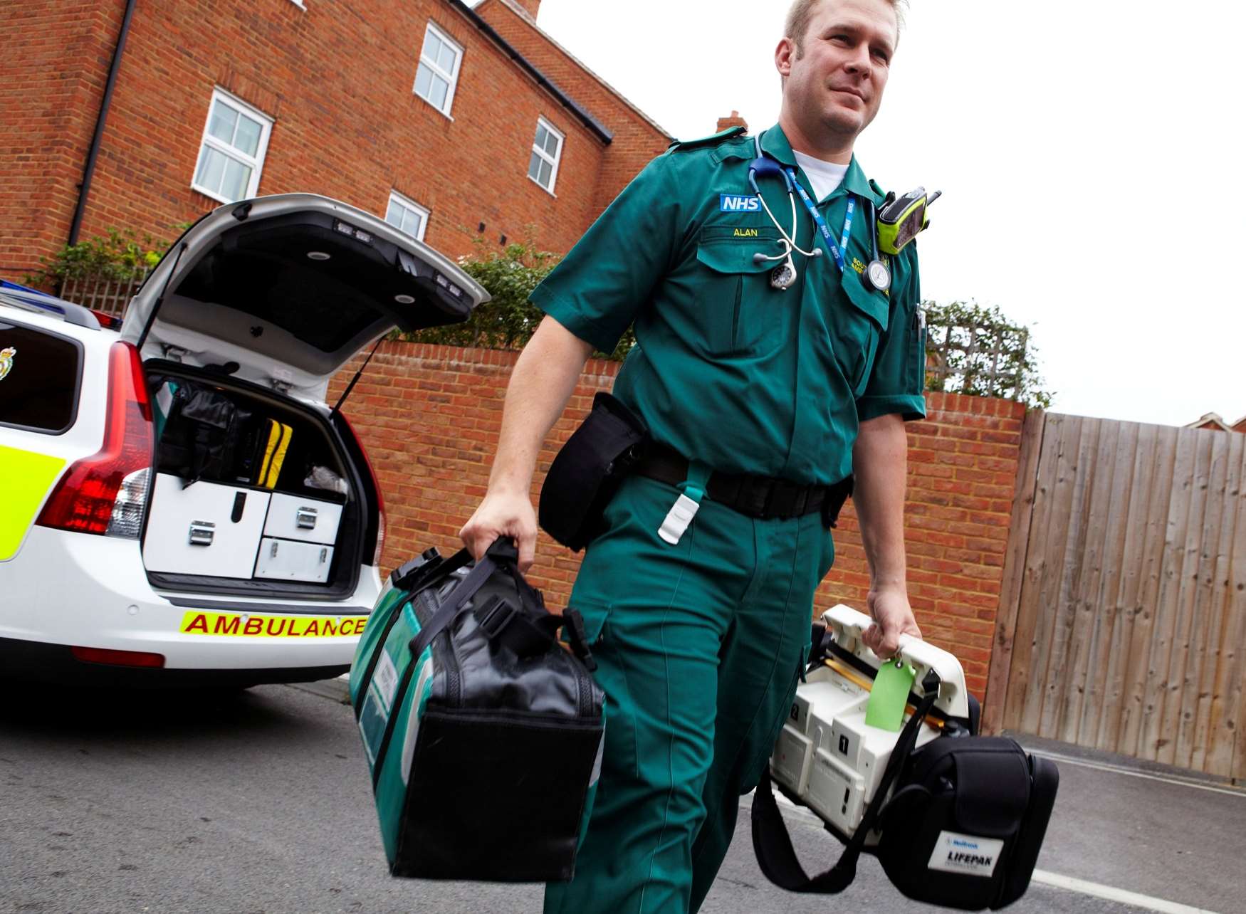 Paramedics were called. Stock picture