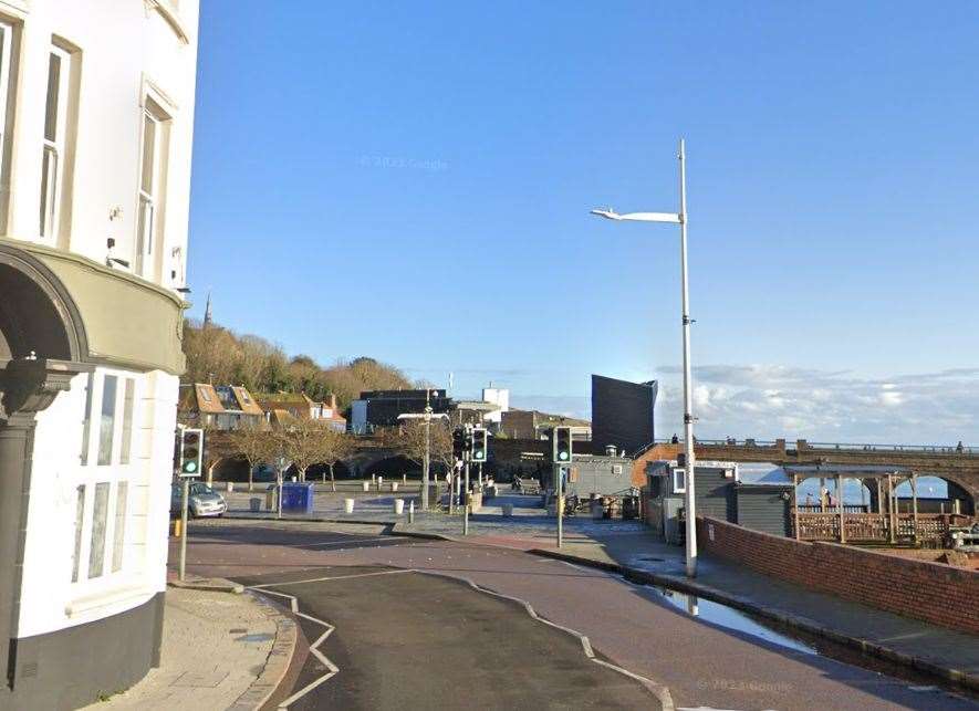 Witnesses are being urged to come forward after two men were injured during a disturbance that also involved two women in Harbour Street, Folkestone. Picture: Google