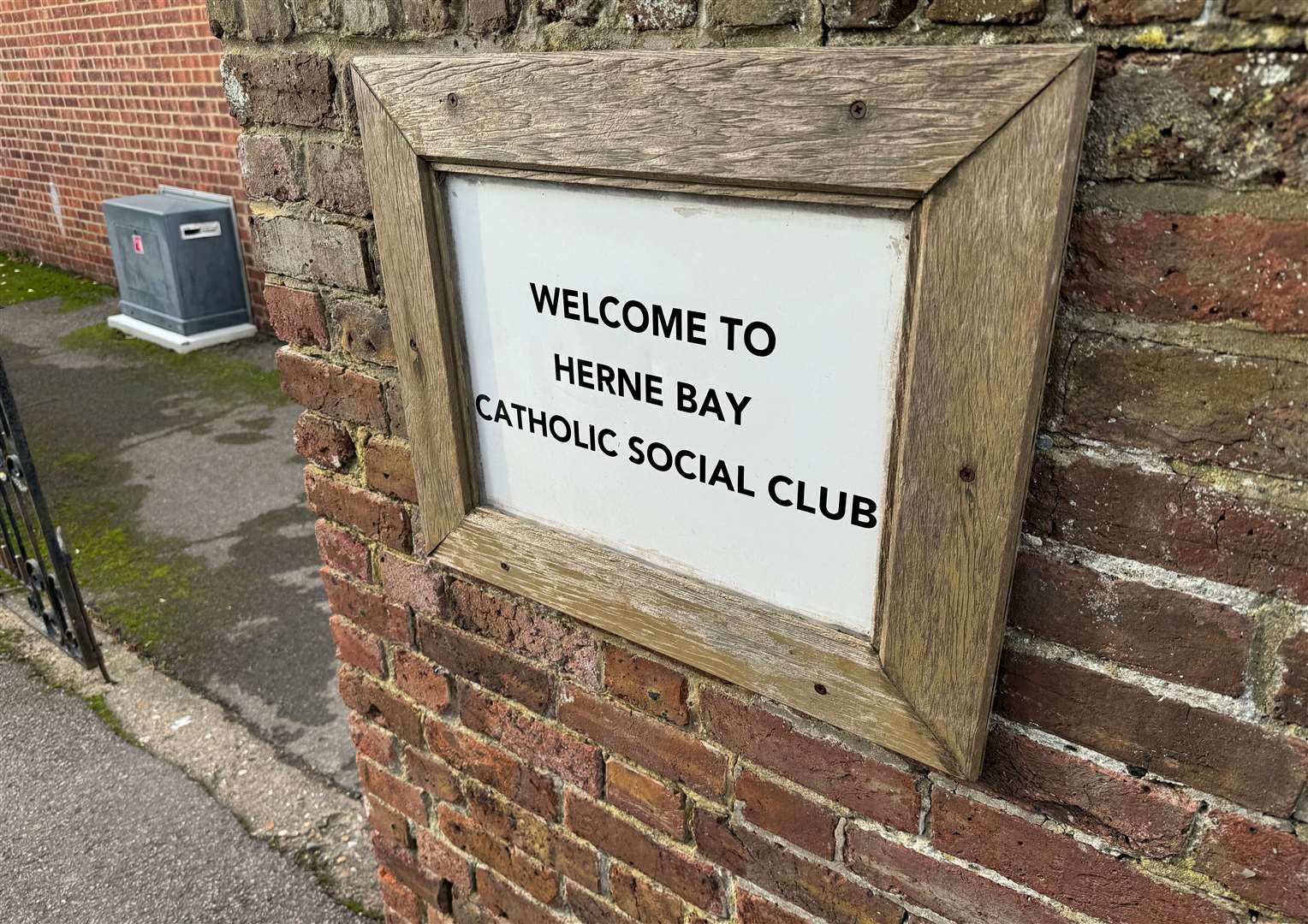 Herne Bay Catholic Social Club is in Clarence Road next to Our Lady of the Sacred Heart Church