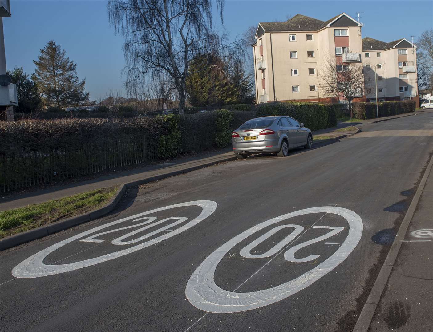 20mph limits have been painted on dozens of roads in the Kennington area. Picture: Ellie Crook