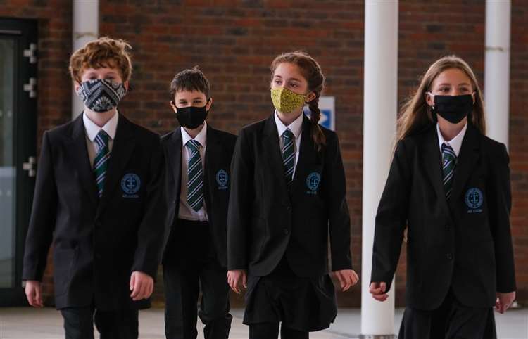 Covid cases and absences among pupils are at record levels. Picture: Stock image.