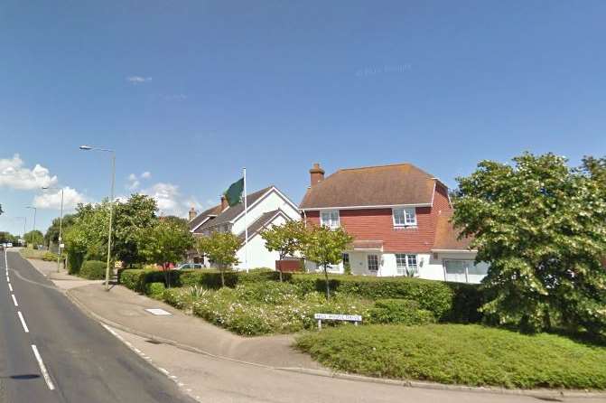 Cars in several roads in Minster were targeted