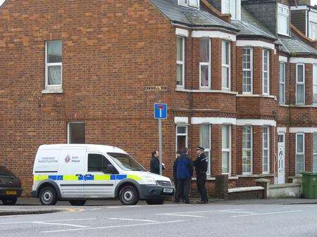 officers return to the house where alleged double murderer Stephen Farrow was arrested after reports of an unconnected death in the premises