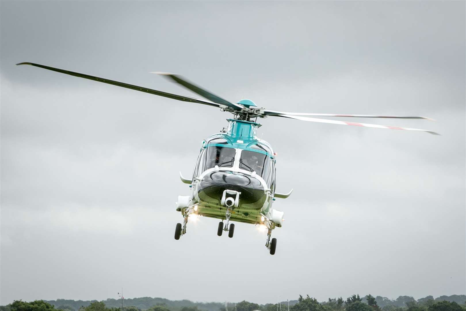 The Kent air ambulance was called to Crutches Lane, Strood