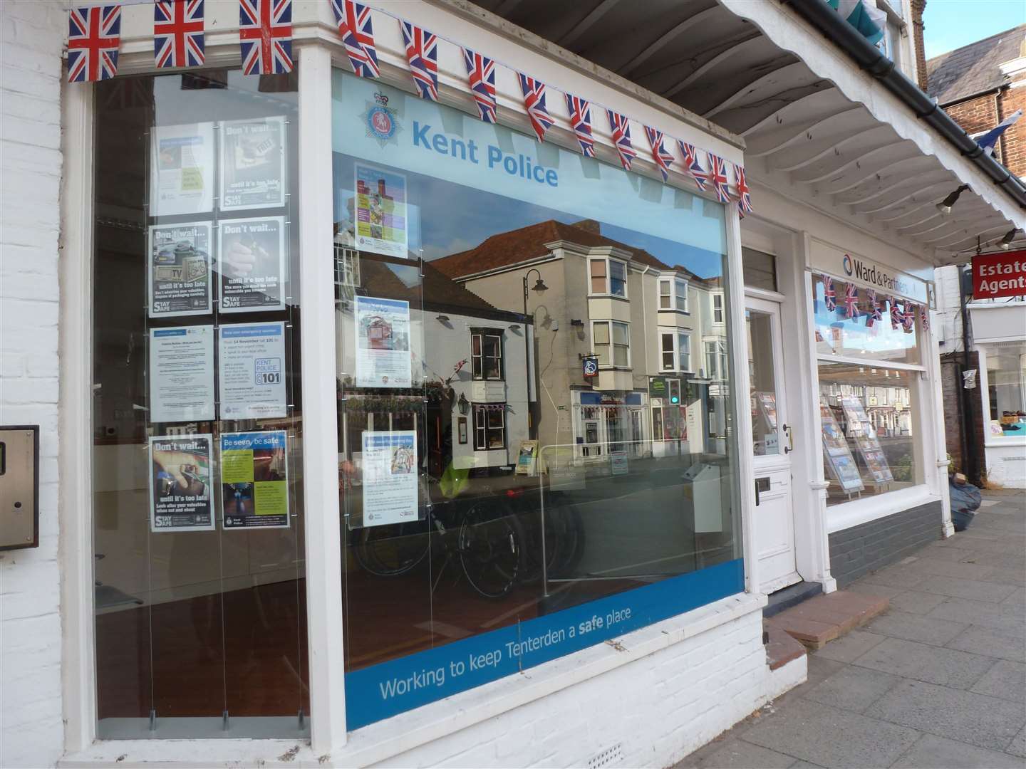 Tenterden police office pictured shortly before it closed