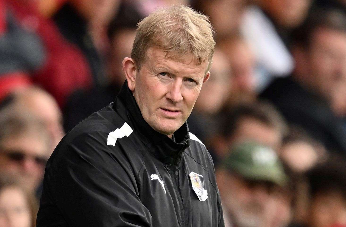 Dartford boss Ady Pennock - wants his team to start their big FA Cup tie at Worthing on the front foot this Saturday. Picture: Keith Gillard