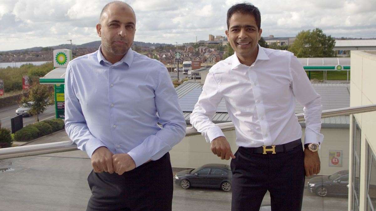 Zuber (left) and Mohsin Issa have sealed a £6.8 billion deal to buy Asda (EG/PA)