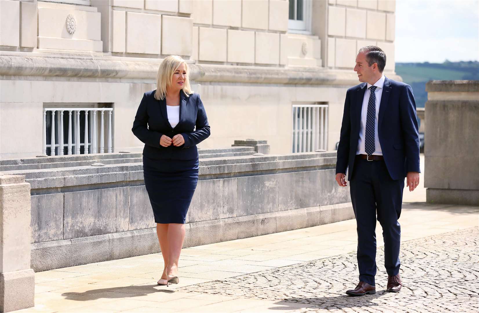 Michelle O’Neill and Paul Givan (Kelvin Boyes/Press Eye/PA)