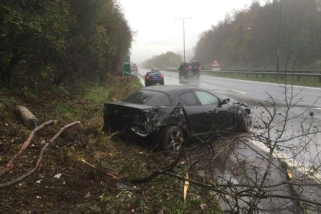 The car was reportedly written off by insurers. Raw Cut Archive