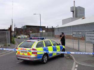 Police cordon off area after bombs found