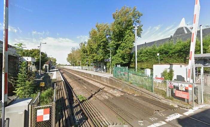 A person has died after being hit by a train at Teynham station. Picture: Google Maps