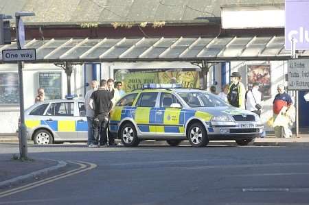 Scene of explosion : Marine Parade, Folkestone