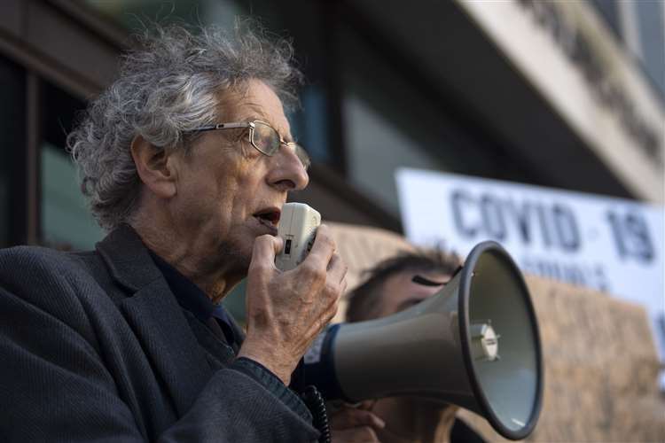 Piers Corbyn was fined £750 at Westminster Magistrates' Court yesterday. Picture: PA