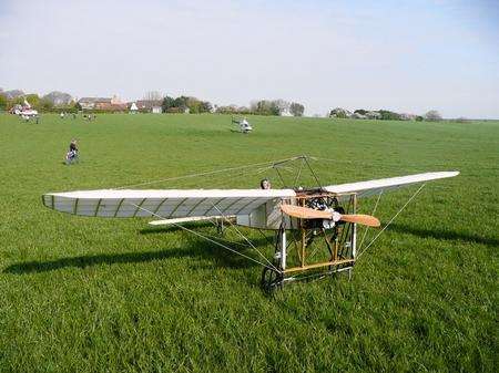 Model Bleriot plane