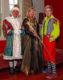 Glynis Barber with Sleeping Beauty co-stars Christopher Beeny, left, from Upstairs Downstairs and Milkshake's Derek Moran