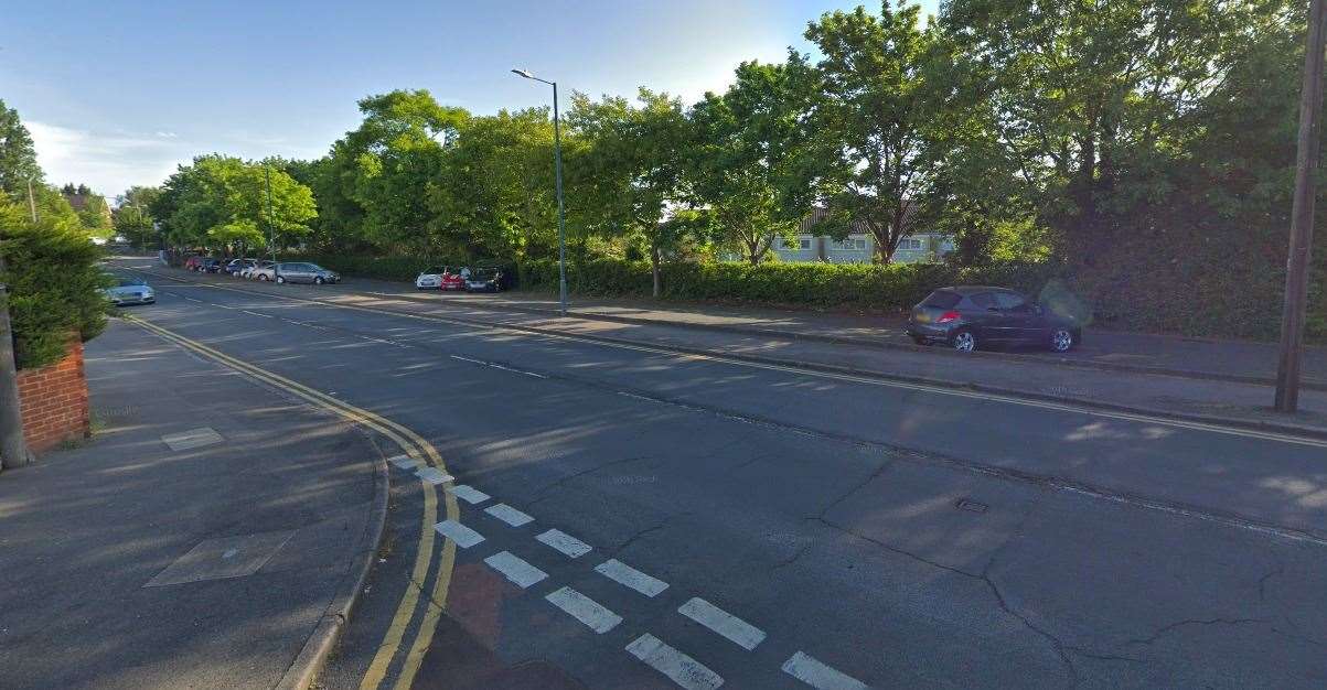 Highfield Road (South) where the contested spaces are located. Picture: Google Earth (19821522)