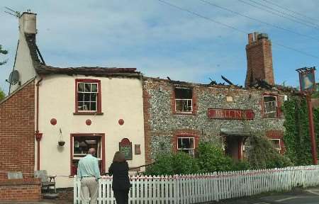 AFTERMATH: The fire casued extensive damage. Picture: TERRY SCOTT