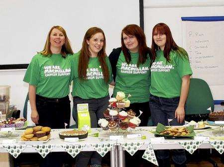 The GoResponse team in their Macmillan T-shirts.