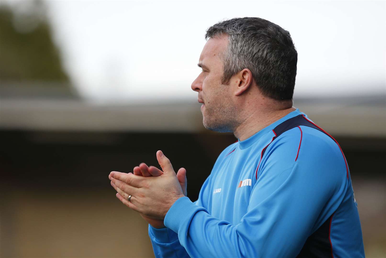 Dartford joint-manager Adam Flanagan Picture: Andy Jones