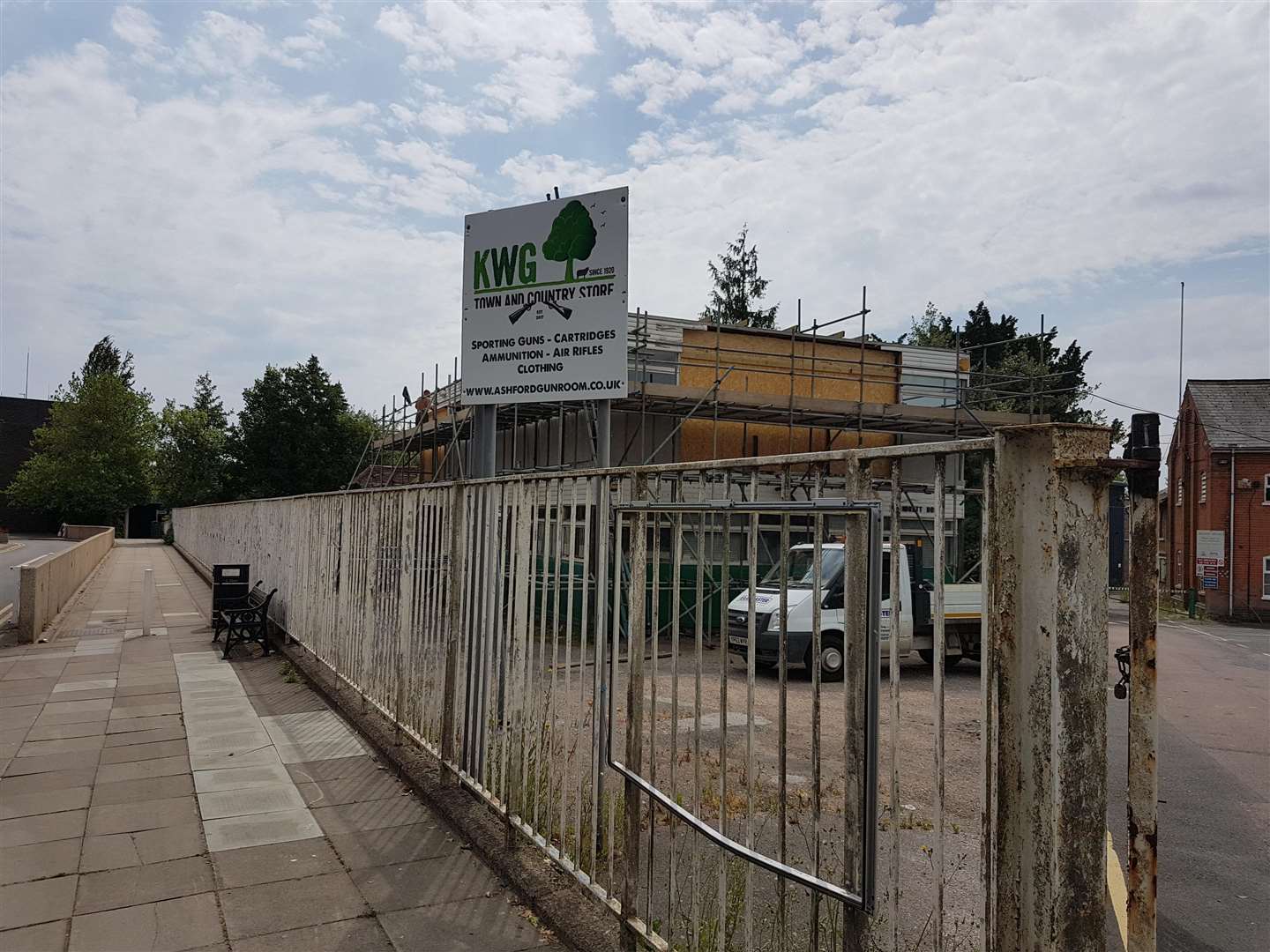 The now-disused Kent Wool Growers site