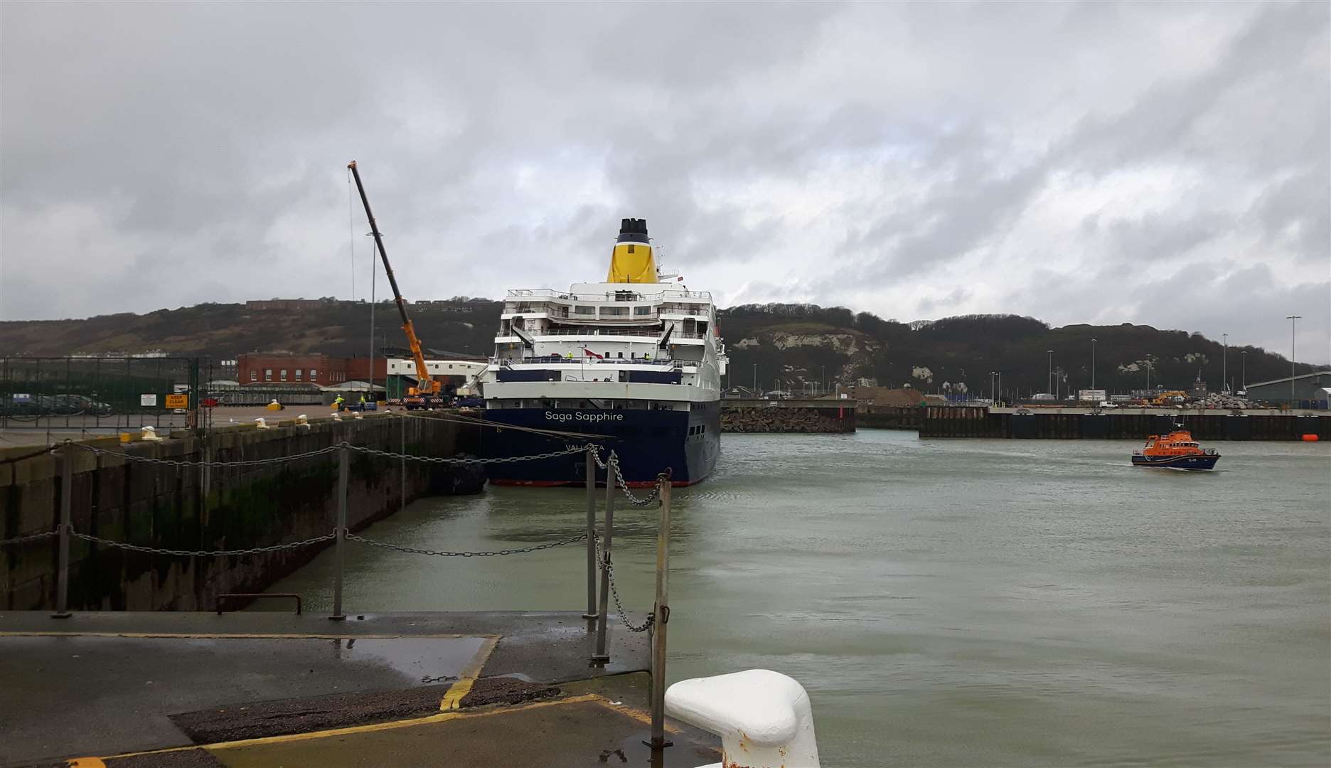 The ship has docked at Dover