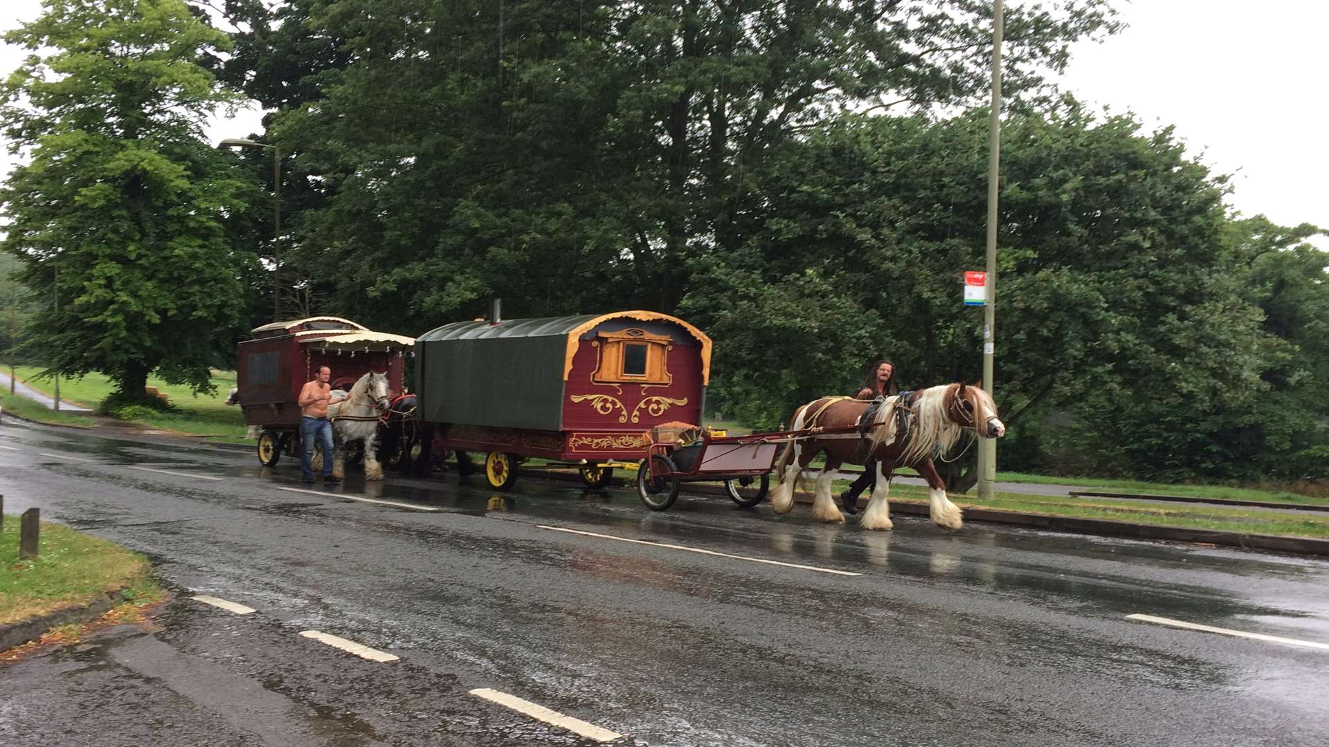 They have just completed a 200 mile pilgrimage