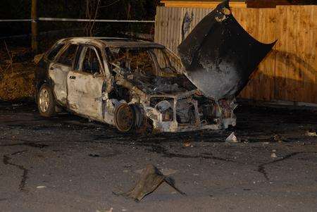 Evidence in the Fabian trial: Car from front