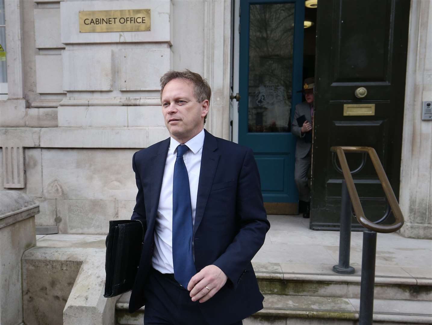 Transport Secretary Grant Shapps flew to Spain for his holiday on Saturday morning (Jonathan Brady/PA)