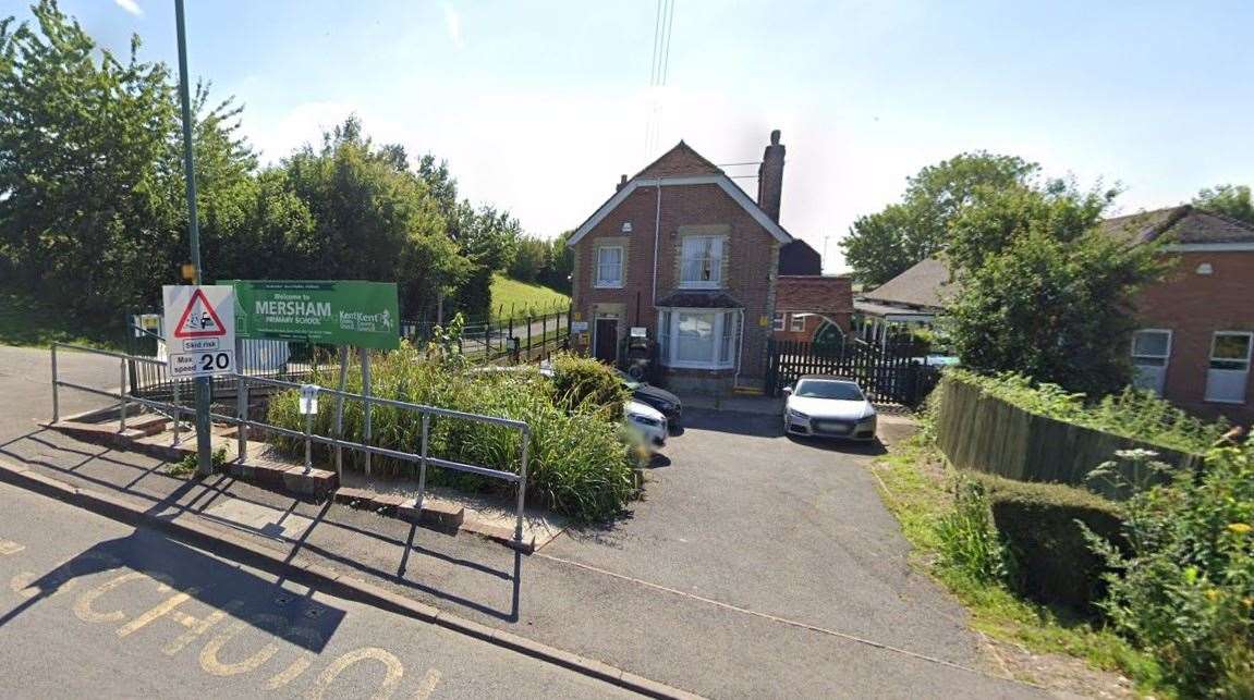 Mersham Primary School has had to close due to a power cut. Picture: Google