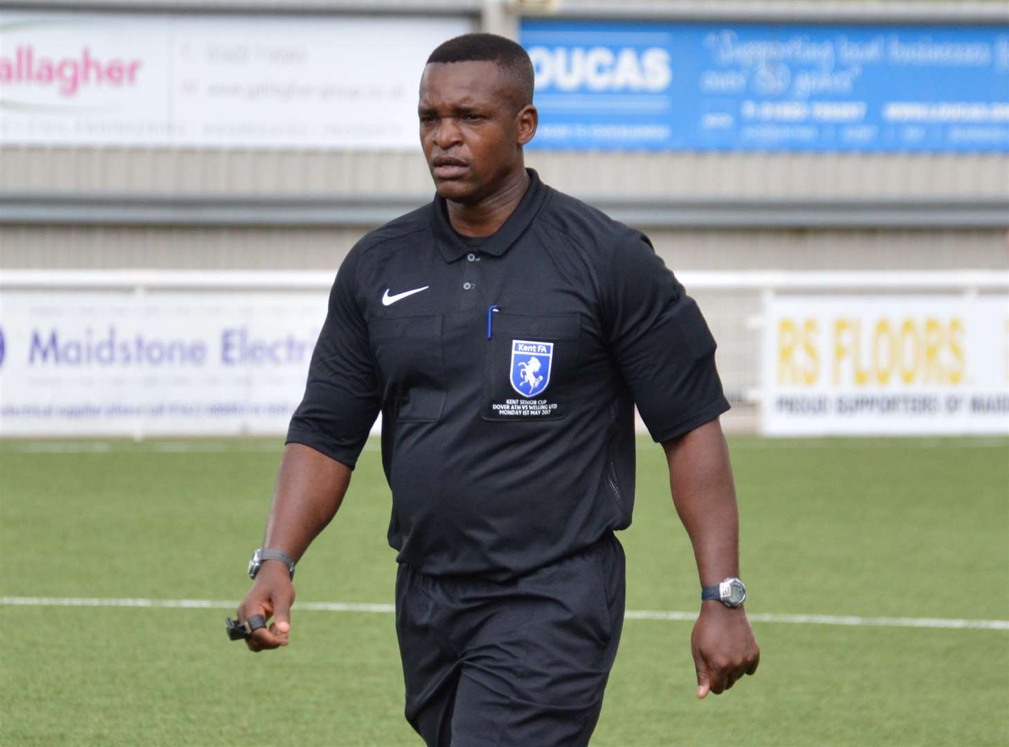 Kent referee Aji Ajibola