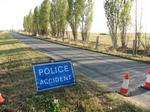 Road closed after murder