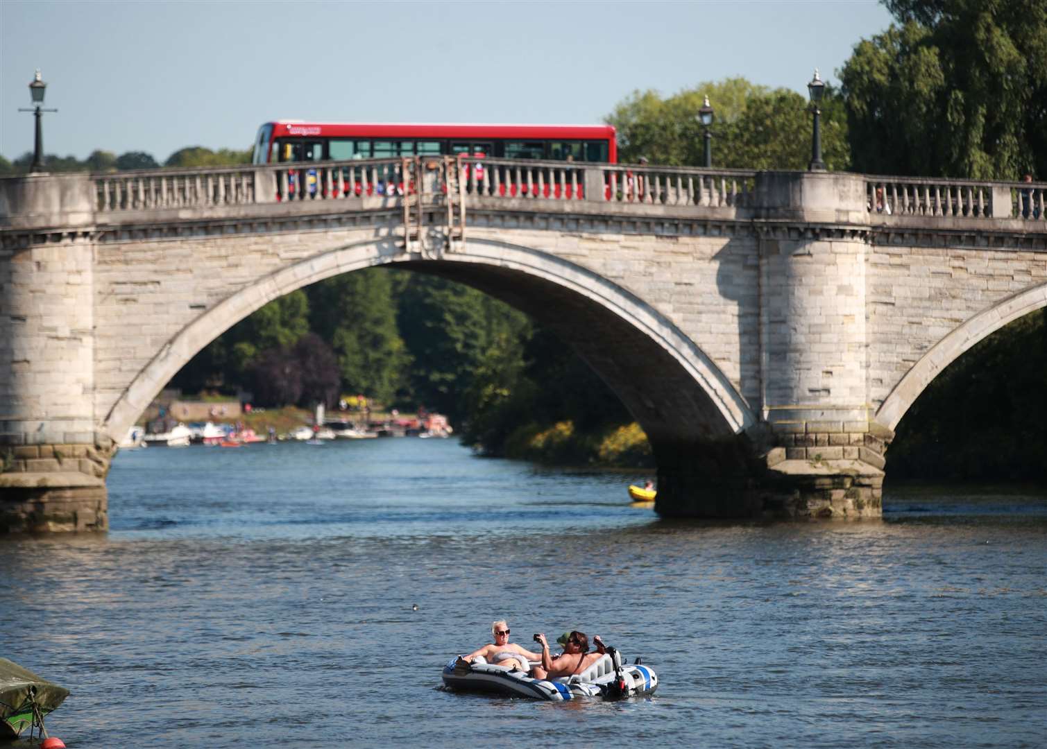 The fight broke out on Richmond Bridge in the early hours of Saturday (Adam Davy/PA)