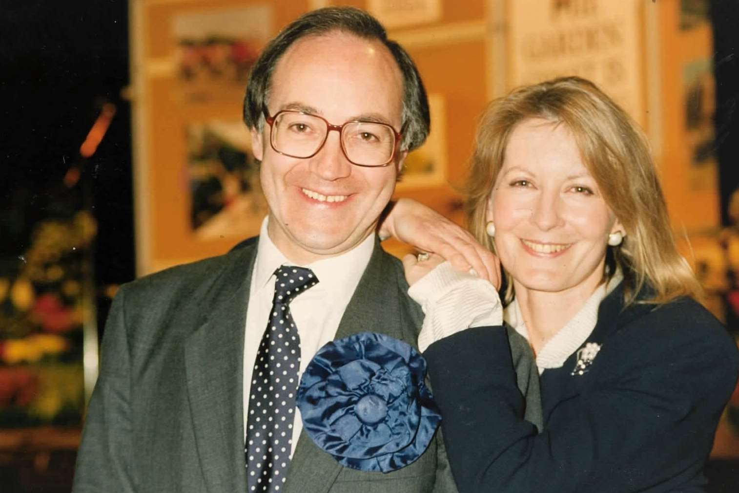 Sandra and Michael Howard in 1992