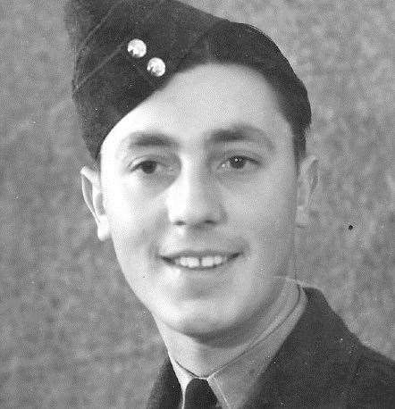 Lawrence in RAF uniform in 1940, aged 19. Picture: Lawrence Harbutt