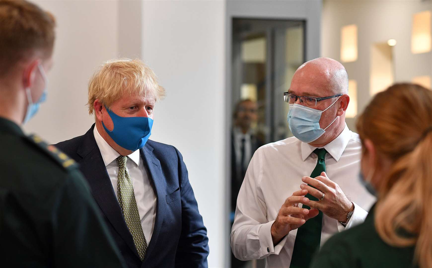 Prime Minister Boris Johnson has been spotted wearing a face covering (Ben Stansall/PA)