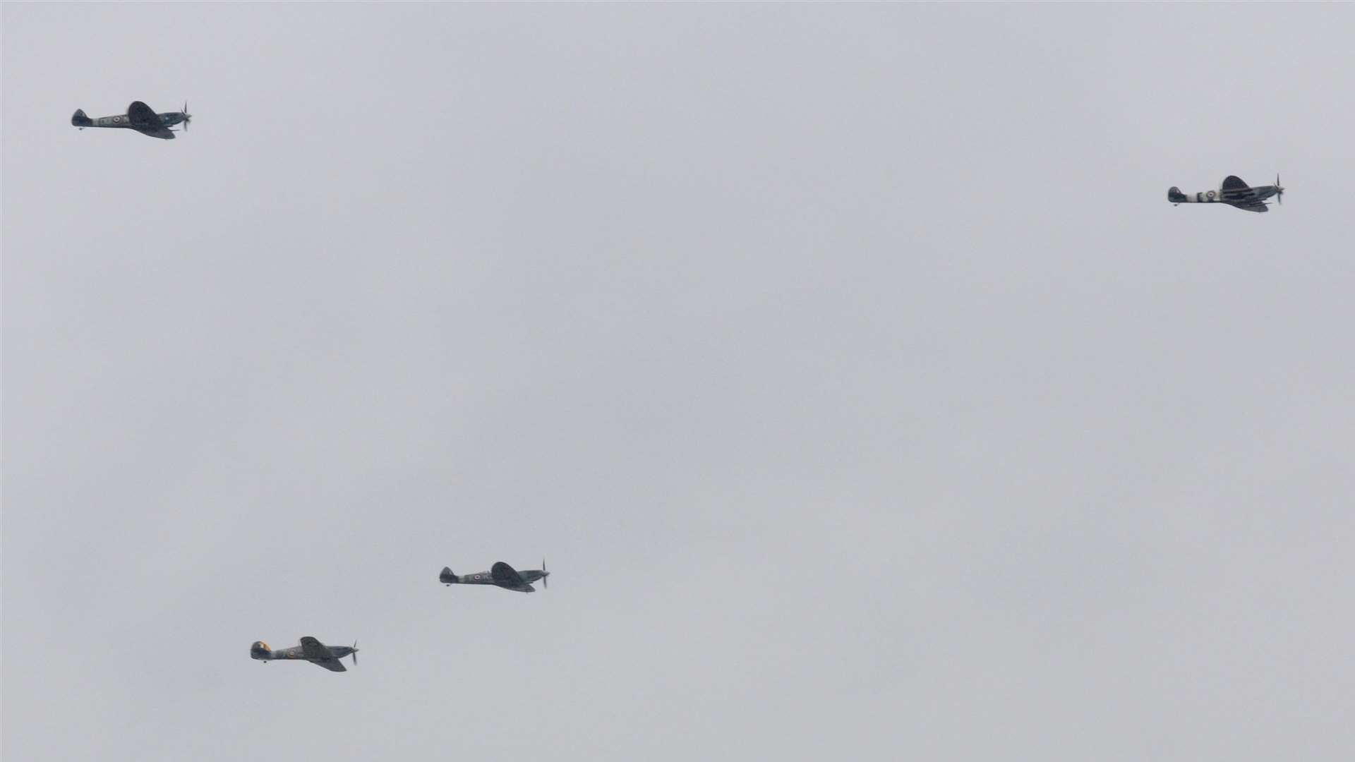 The three flights took off from Biggin Hill airport. Picture: Wayne McCabe