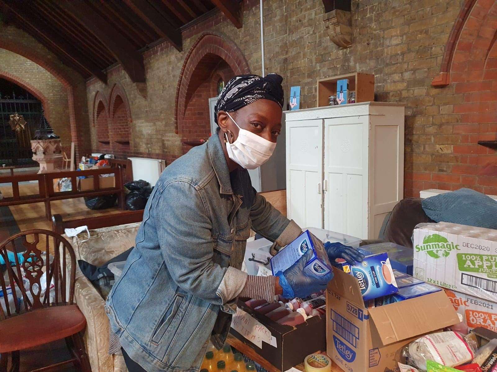 Independent food banks are giving out more than 13,000 emergency food parcels a week (Charlotte White/PA)