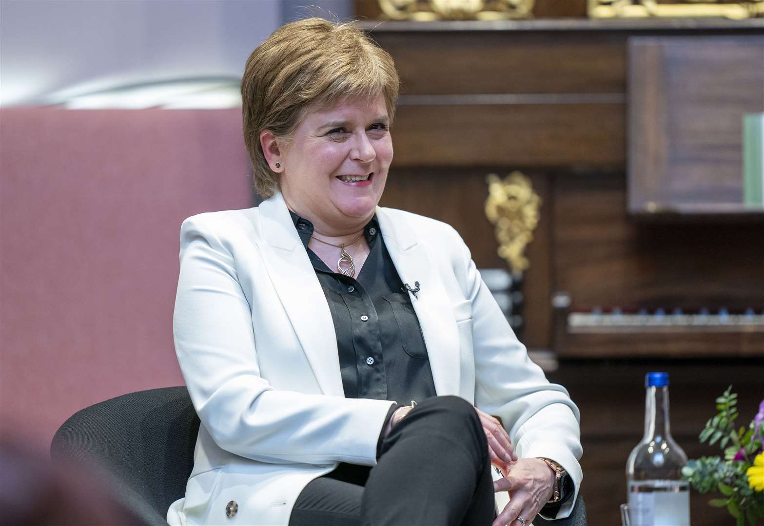 Former first minister Nicola Sturgeon will join Val McDermid for the literary event (Jane Barlow/PA)