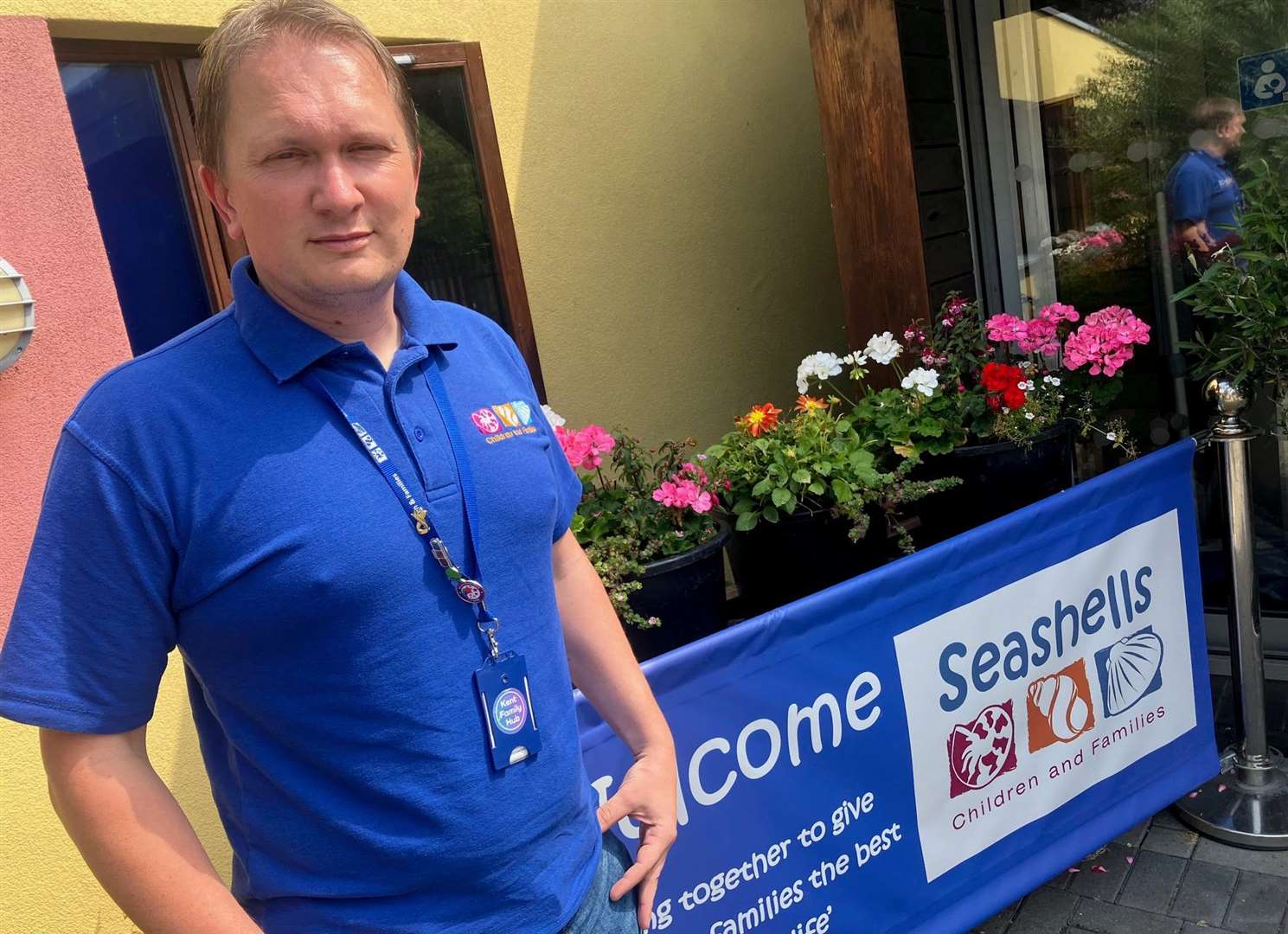 Family Hub manager Ian Townsend-Blazier at Seashells children's centre in Sheerness